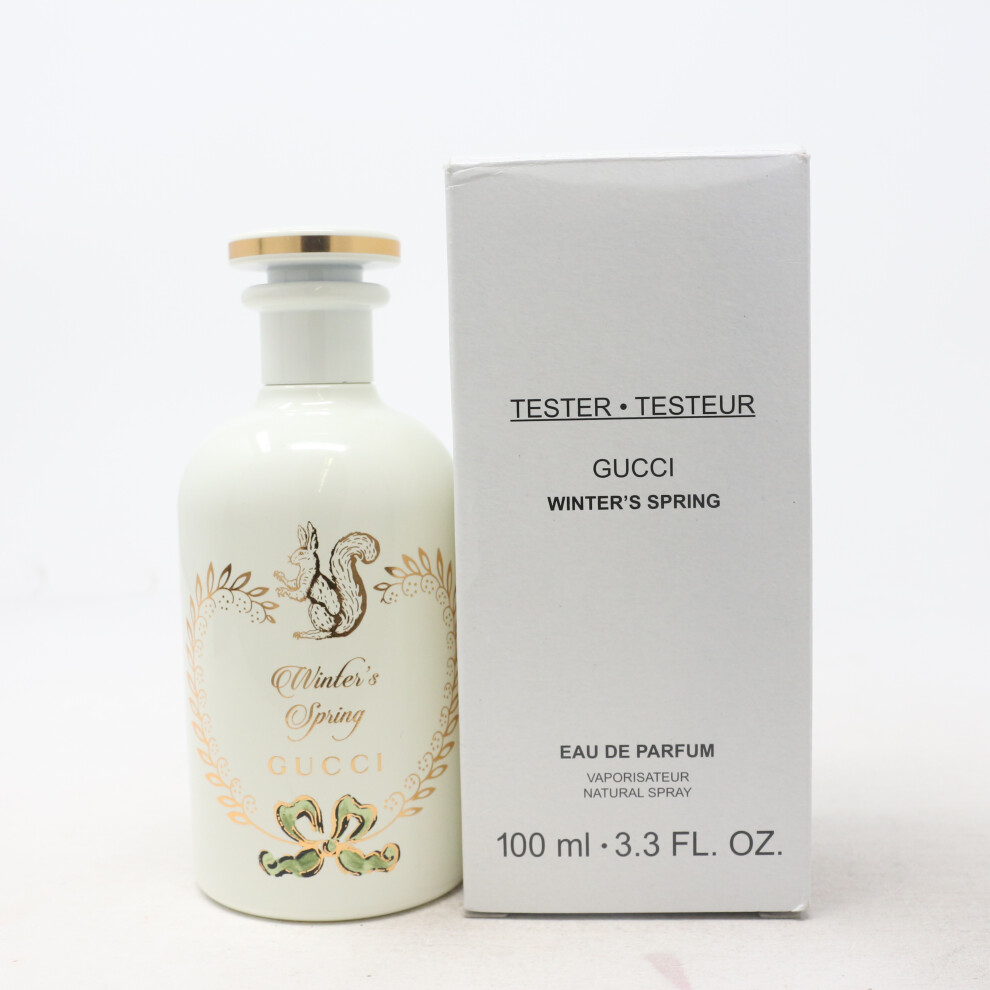 Winter's Spring by Gucci Eau De Parfum 3.3oz/100ml Spray No Retail Box