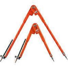 (As show, One size) Compasses/Set Precision Pencil Compasses, Large Diameter - Orange L + S - Versailles