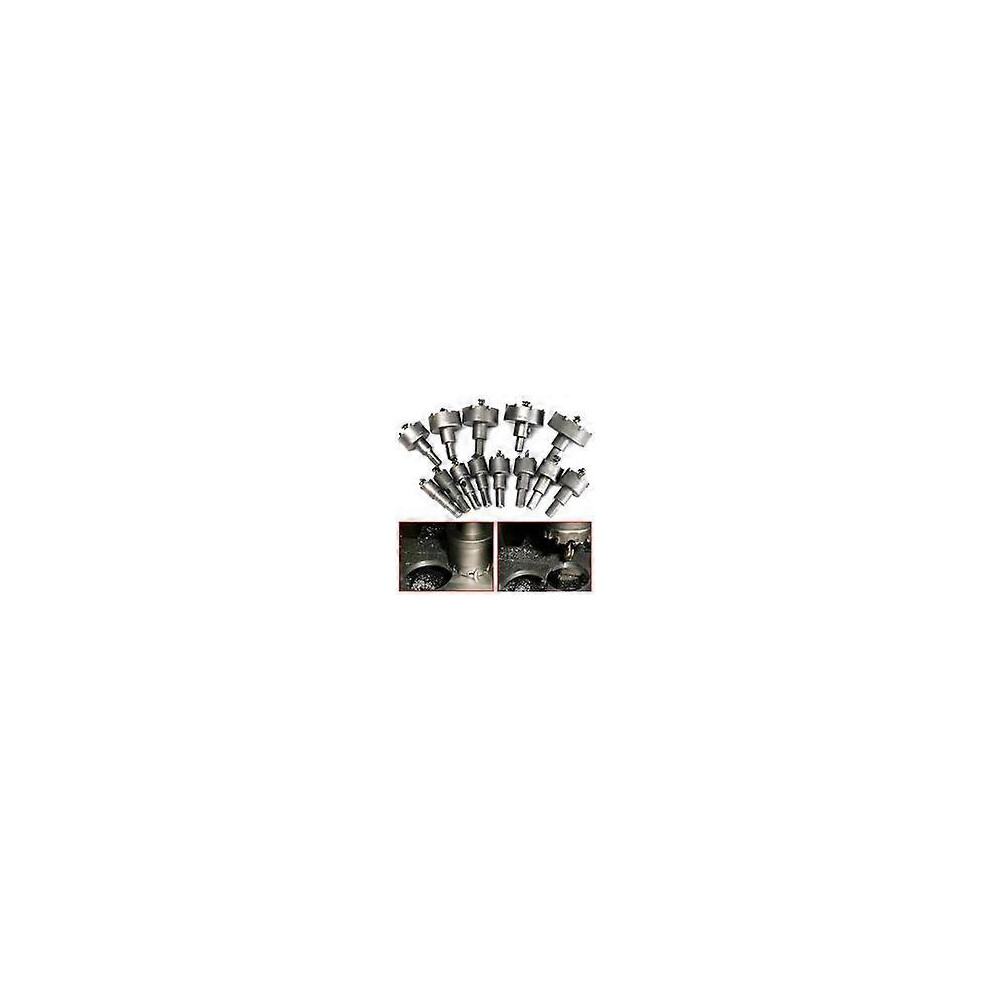 (As Show, One Size) 13Pcs Versailles Hole Saw Set, Hole Saw Drill Bit, 16Mm 53Mm Stainless Steel Hole Saw Tungsten Carbide Tct Drill 4632461639671