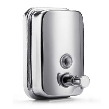 (As show, One size) Soap Dispenser Wall Mount - Stainless Steel Wall Mounted Soap Dispenser for Bathroom- 500ml