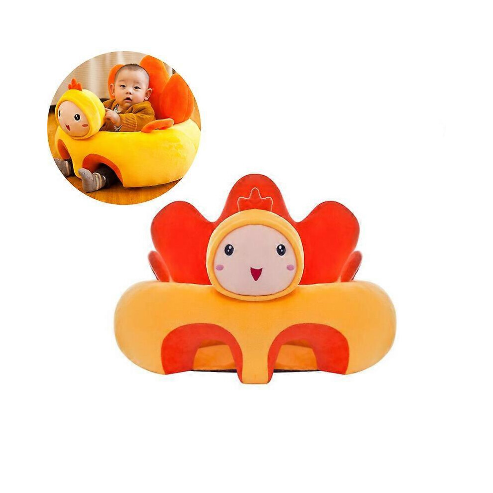 (As show, One size) Baby sofa, baby seat cover, plush chair seat cover are comfortable and washable-image-OPC-PHND8RC-NEW