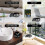 (As show, One size) Ceramic Ashtray with Lids,Windproof,Cigarette Ashtray for Indoor 5