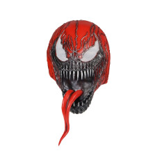 (New long tongue venom) Latex Venom 2 Mask Cosplay Avengers 4 Hero Headset