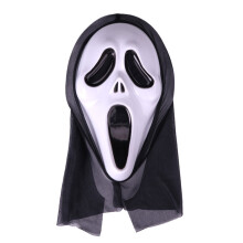 (Screaming, Universal code) Halloween Mask Adult Children Death Monolithic Horror Mask Face Ghost Festival Mask