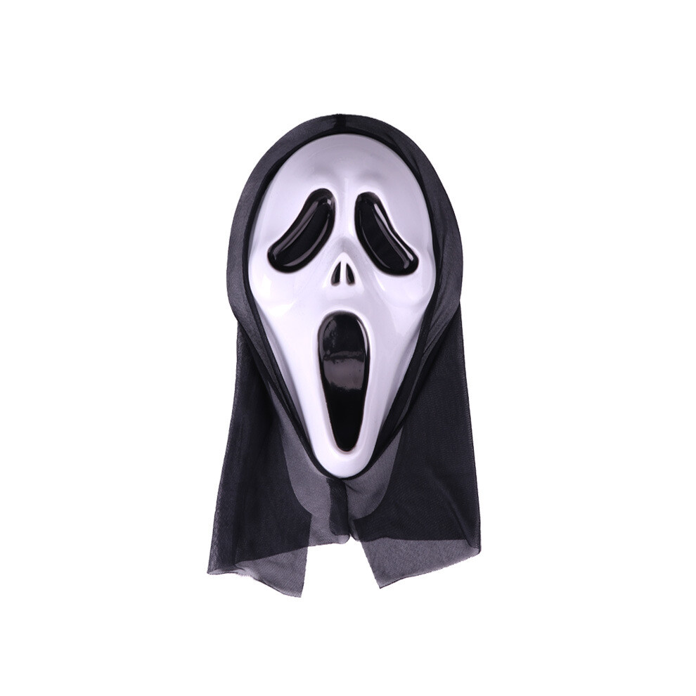 Mdsrjone (Screaming, Universal Code) Halloween Mask Adult Children Death Monolithic Horror Mask Face Ghost Festival Mask