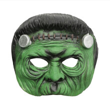 (Frankenstein Half Face Mask) Halloween Horror Half Face Frankenstein Latex Mask COSPLAY Dressup Props
