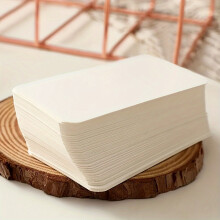 Diy Leere Postkarten Boxed - Kraftpapier Doppelseitige Beschreibbare Mini -Karten, Kreativer Briefpapier, Vielseitiges Mailing LaBe