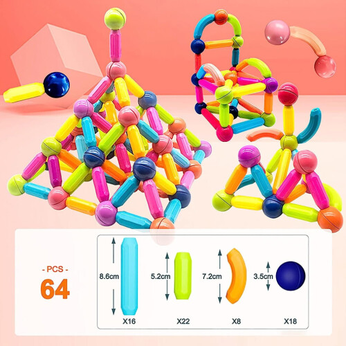 Kids Magnetic Construction Set Magnetic Bugs Stabbaum Bausteine 1
