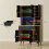 Homcom HOMCOM Tall Kitchen Cupboard with LED Lights and Adjustable Shelves, Oak 3