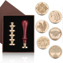 (As show, One size) Wax Seal Stamp Set,Classic Wax Stamps For Wedding Letters Invitations