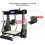 Hot End Extruder 3D Printer Hotend Nozzle Head 0.4mm Accessory with 42 Stepper Motor for Anet A8 PLUS 5