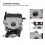 Leaf Blower Carburetor Sparking Plug Air Filter Sponge Primer Bulb Assembly Set for Hitachi RB24EA 4