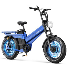 TESWAY X7 AWD 20'' Electric Bicycle, 2000W Motor, 60AH Battery, Blue