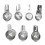 7Pcs Measuring Cups Set Stainless Steel Stackable Multifunctional Metal Nesting Measuring Cups Set for Kitchen Tools 5