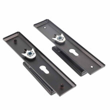 Universal Door Handle Lock Set Aluminum Alloy Mute Bedroom Door Lock for Home Household