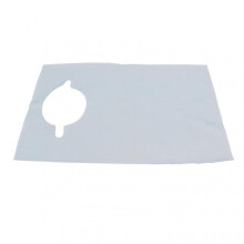 100pcs Disposable Adult Bib Waterproof Restaurant Beauty Salon Dental Bib for Elderly 15.7 X 23.6 Inch Blue