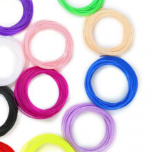 20 Rolls 3D Pen Filament PLA 10.9yd Length Assorted Colors Smoothing Safe 3D Pen Filament Refills for Replacement