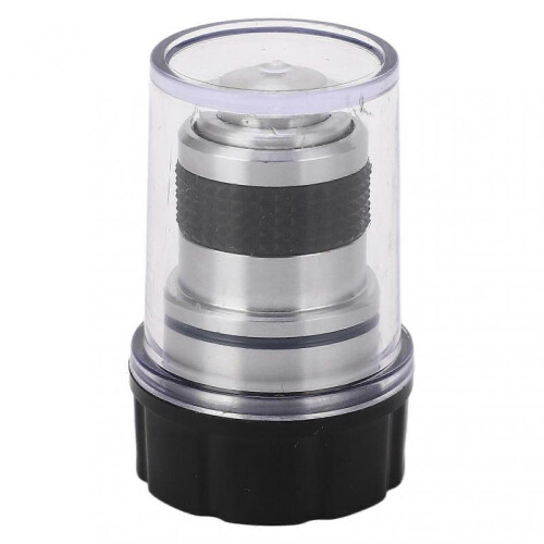 60X Biological Microscope Achromatic Objective Lens RMS Thread 185 Optical Glass Objective Lens 1