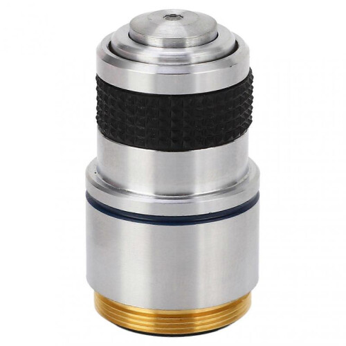 60X Biological Microscope Achromatic Objective Lens RMS Thread 185 Optical Glass Objective Lens