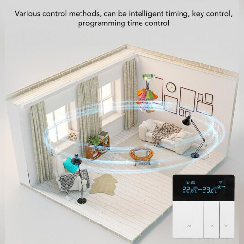 Temperature Controller LCD Digital Remote Water Heating Boiler APP Control Thermostat for Tuya AC90V‑240V WIFI Type 2