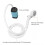 Portable Electric Shower Intelligent Digital Display Three Adjustable Electric Shower Pump Set Blue 4