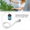 Portable Electric Shower Intelligent Digital Display Three Adjustable Electric Shower Pump Set Blue 5