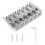 Fixed Guitar Bridge Brass Chrome Guitar Bridge Replacement Tool Accessories for Instrument Maintenance 3
