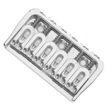 Fixed Guitar Bridge Brass Chrome Guitar Bridge Replacement Tool Accessories for Instrument Maintenance