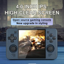 Powkiddy Consoles Portable Handheld Game 4.0-inch IPS 720*720 High-clear Screen Open Source System Game Console Support Mainstream 64-bit 3D Simulato