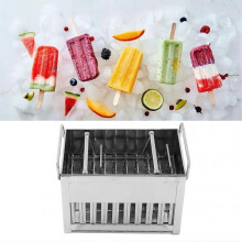 Ice Pop Mold Machine Stainless Steel 40pcs Capacity Ice Stick Cream Mold for Home Summer