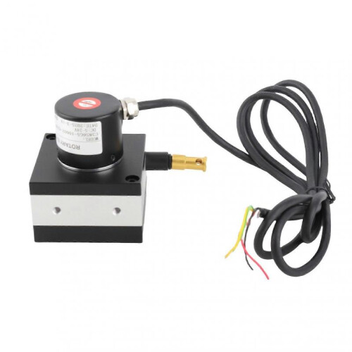 Dia. 38mm Draw Wire Encoder 10 to 3000mm Range Incremental Cable Encoder for Cylinders Testing Machines DC8‑24V 1