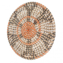 Grass Woven Placemats Nordic Style Innovative Round Placemats for Dining Table Home Decor Wall Decor 30cm/11.8in