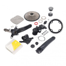 9 Speed Groupset 11 To 40T Bike Speed Cassette Crank Shift Lever Rear Derailleur Chain Set 34T Crankset