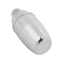 Cocktail Shaker Stainless Steel Rust Proof Bartender Drink Mixer with Lid Strainer for Bar 350ml