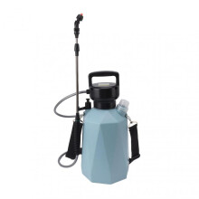 Electric Spray Bottle 3 Nozzles 2400 Mah 3.7V 5L Battery Powered Sprayer for Garden Fertilizing for Plant Rhombus Blue