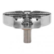 Cup Washer Kitchen Sink Glass Cleaning Machine 304 Stainless Steel 6 Leaf Glass Cleaning Bottle Washer