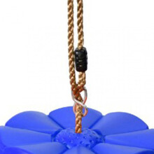 Heavy Duty Plastic Disc Tree Swing with PE Rope for Kids Children Outdoor Play Equipment Blue