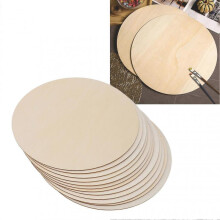 12 Pcs 12 Inch Wood Circles for Crafts DIY Wood Rounds Unfinished Wood Crafts Wooden Blank Slices for Paint Christmas Decorations