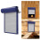 Automatic Chicken Coop Door Programmable Aluminum Chicken Coops Door Opener with Timer Light Sensor Remote Control 3 Modes Blue 1