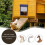Automatic Chicken Coop Door Programmable Aluminum Chicken Coops Door Opener with Timer Light Sensor Remote Control 3 Modes Blue 5
