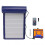 Automatic Chicken Coop Door Programmable Aluminum Chicken Coops Door Opener with Timer Light Sensor Remote Control 3 Modes Blue 3