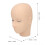 Lash Mannequin Head 3 Layers Safe Soft Silicone High Simulation Makeup Practice Head for Salon Massage Training 2