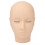 Lash Mannequin Head 3 Layers Safe Soft Silicone High Simulation Makeup Practice Head for Salon Massage Training 3