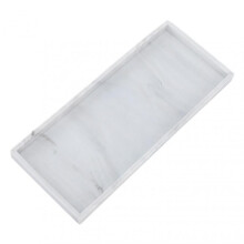 Silicone Storage Tray Silica Gel Kitchen Sorting Plate Tray Cosmetics Organizer Tray for Bathroom Dressing Table Marble Color Large Size