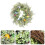 Wall Decoration Easter Wreath Garland Linen Material Artificial Foam 5