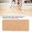 PVC Plastic Floor Laying Tools Cork Push Plate Ground Compaction Exhaust Plate Cork Board Floor Compacting Tool 4