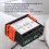 Freezer Temperature Controller Digital External Fahrenheit Celsius Switchable Refrigeration Defrosting Calibration Thermostat 230VAC 3