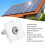 10Pcs Solar Panel Mid Clamps Waterproof Mount Aluminum Bracket Mounting Accessories 5