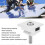 10Pcs Solar Panel Mid Clamps Waterproof Mount Aluminum Bracket Mounting Accessories 4