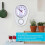 9 Inch Kitchen Timer Wall Clock Multifunction Innovative Precise Time Silent Operation Quartz Clock for Home Kitchen White 4